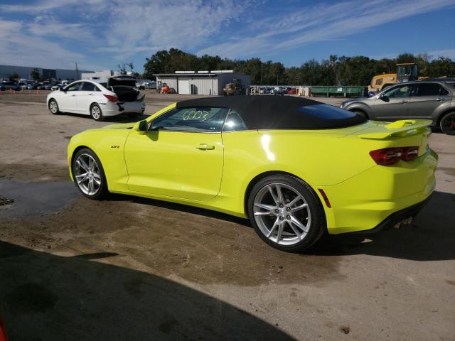 1G1FF3D70L0108682 - 2020 CHEVROLET CAMARO LZ YELLOW photo 2