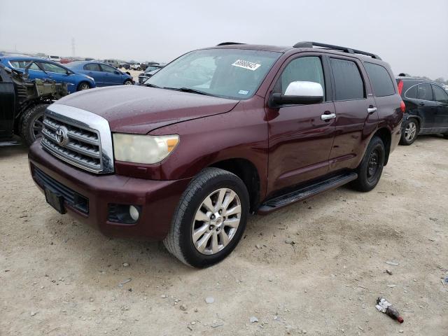 5TDYY5G17AS026844 - 2010 TOYOTA SEQUOIA PL MAROON photo 1