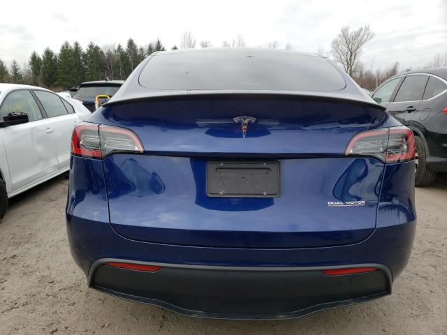 7SAYGDEF8NF****** - 2022 TESLA MODEL Y BLUE photo 6