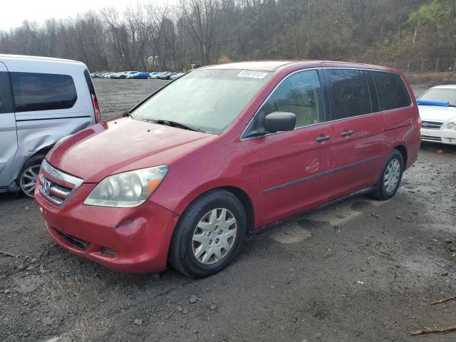 5FNRL38296B092998 - 2006 HONDA ODYSSEY LX RED photo 1