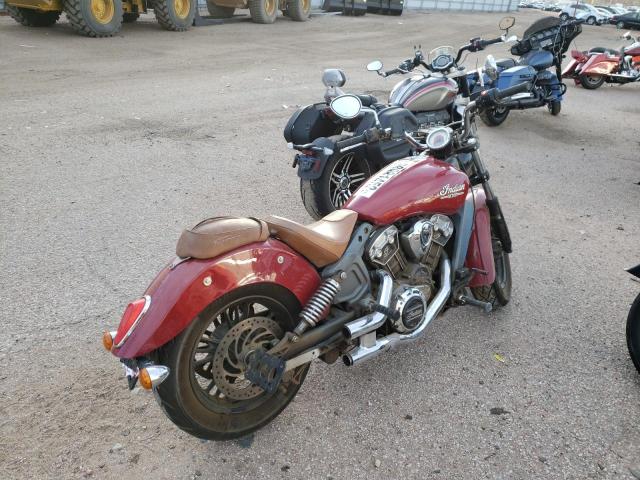 56KMSB118G3110019 - 2016 INDIAN MOTORCYCLE CO. SCOUT SIXT RED photo 4