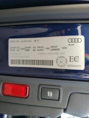 WAUC4CF52JA010527 - 2018 AUDI S5 PRESTIG BLUE photo 12