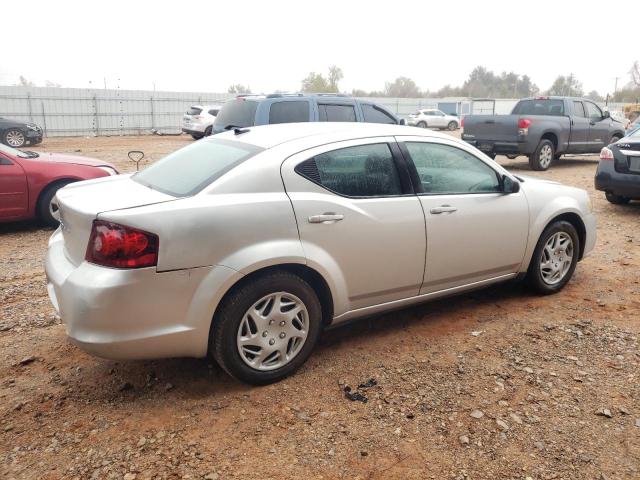 1B3BD4FB6BN558195 - 2011 DODGE AVENGER EX SILVER photo 3