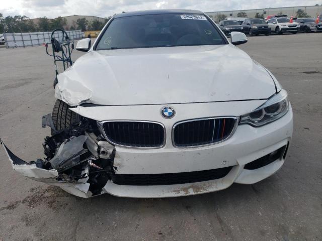 WBA4A9C52GGL87966 - 2016 BMW 428 I GRAN WHITE photo 5