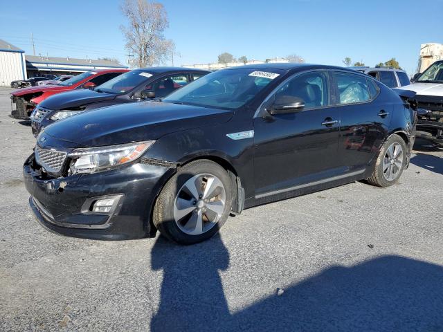 KNAGN4AD8E5071396 - 2014 KIA OPTIMA HYB BLACK photo 1