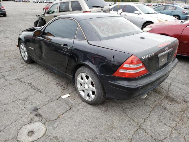 WDBKK49F73F282090 - 2003 MERCEDES-BENZ SLK 230 KO BLACK photo 2