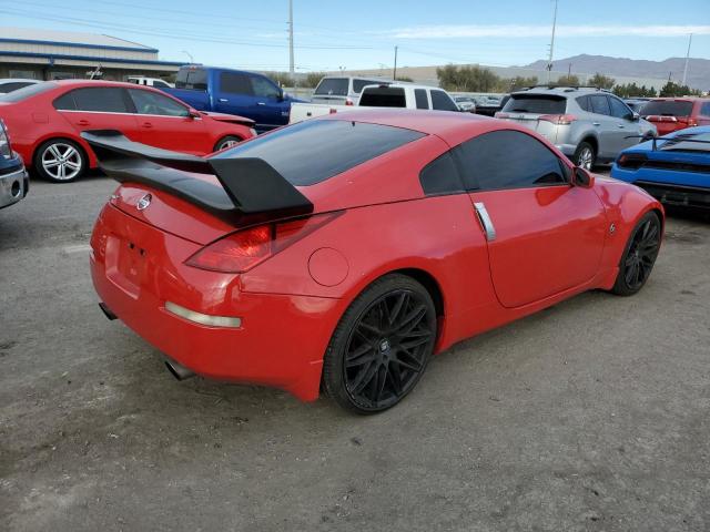 JN1AZ34EX4T062224 - 2004 NISSAN 350Z COUPE RED photo 3