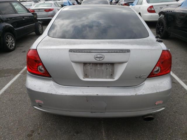 JTKDE167850029498 - 2005 TOYOTA SCION TC SILVER photo 6