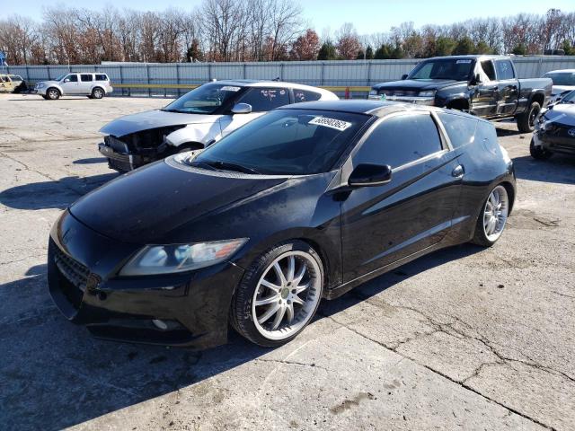 JHMZF1C68BS015279 - 2011 HONDA CR-Z EX BLACK photo 1