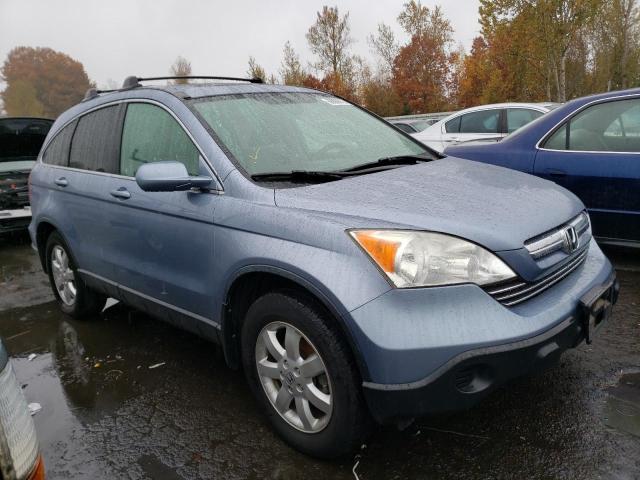 JHLRE48737C048105 - 2007 HONDA CR-V EXL BLUE photo 4