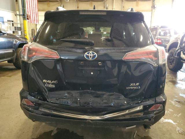 JTMRJREV7HD067244 - 2017 TOYOTA RAV4 HV LE BLUE photo 6