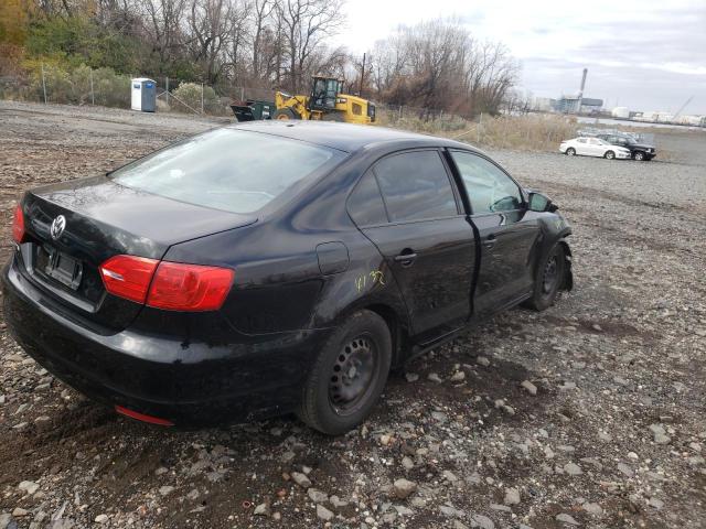 3VW2K7AJXEM331298 - 2014 VOLKSWAGEN JETTA BASE BLACK photo 3