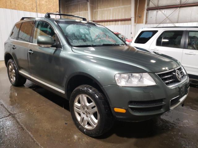 WVGCM77L85D004450 - 2005 VOLKSWAGEN TOUAREG 4. GREEN photo 4