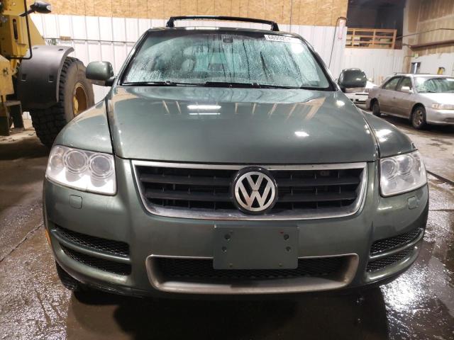 WVGCM77L85D004450 - 2005 VOLKSWAGEN TOUAREG 4. GREEN photo 5