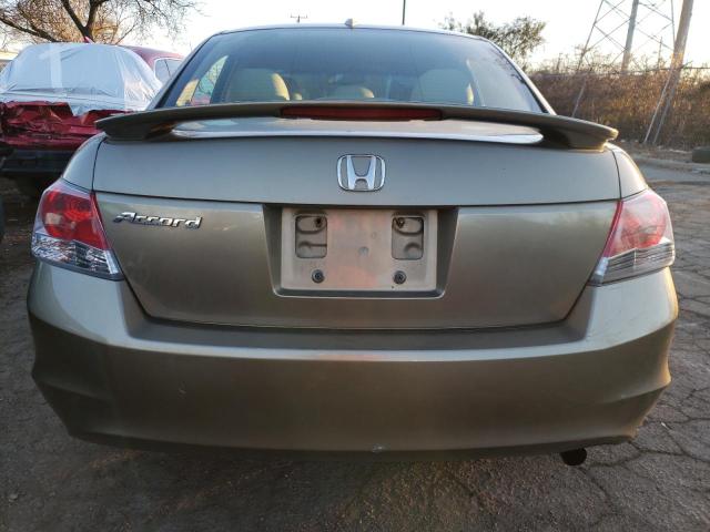 1HGCP26808A086127 - 2008 HONDA ACCORD EXL BEIGE photo 6