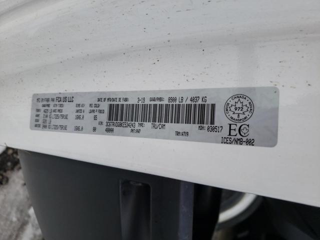 3C6TRVDG8KE534243 - 2019 RAM PROMASTER WHITE photo 14