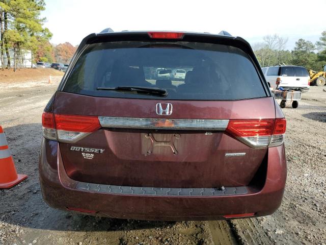 5FNRL5H33GB156572 - 2016 HONDA ODYSSEY SE BURGUNDY photo 6