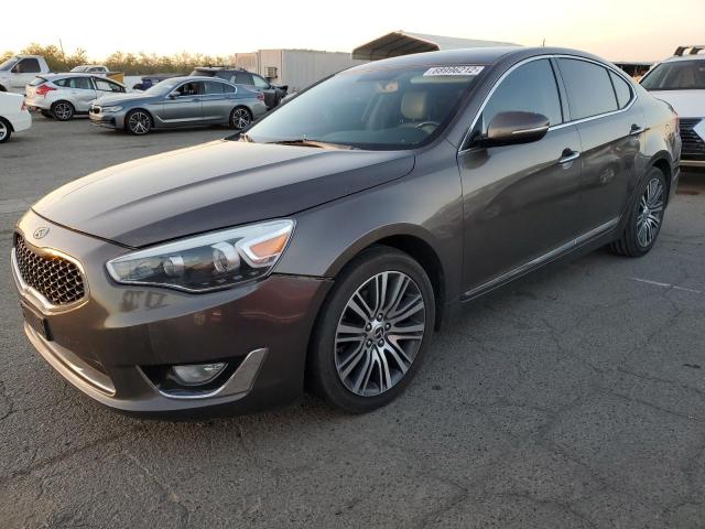 KNALN4D79E5132906 - 2014 KIA CADENZA PR BROWN photo 1