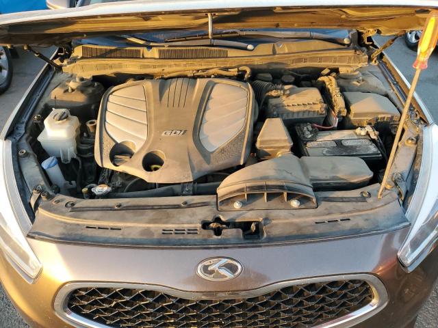 KNALN4D79E5132906 - 2014 KIA CADENZA PR BROWN photo 11