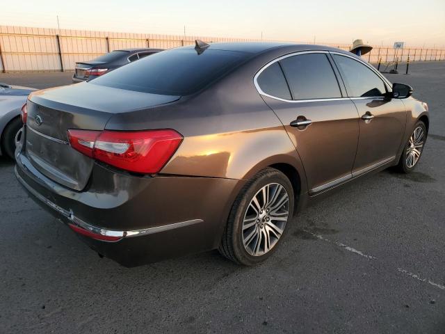 KNALN4D79E5132906 - 2014 KIA CADENZA PR BROWN photo 3