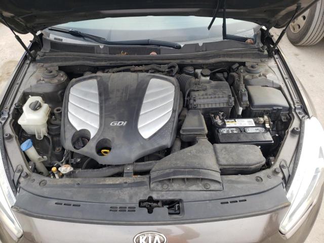 KNALN4D71E5127201 - 2014 KIA CADENZA PR BROWN photo 11