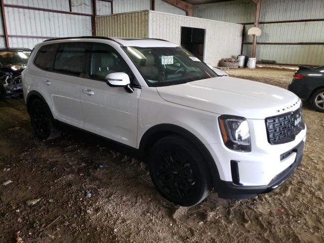 5XYP5DHC1NG258051 - 2022 KIA TELLURIDE WHITE photo 4