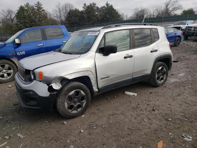 ZACCJBAB7HPG26446 - 2017 JEEP RENEGADE S 银色 照片 1