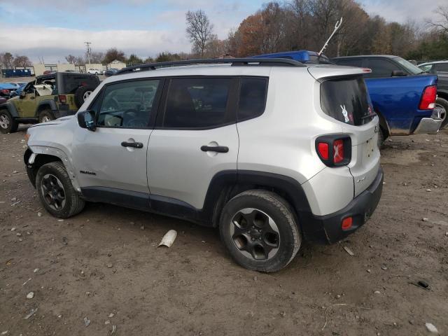 ZACCJBAB7HPG26446 - 2017 JEEP RENEGADE S SILVER photo 2