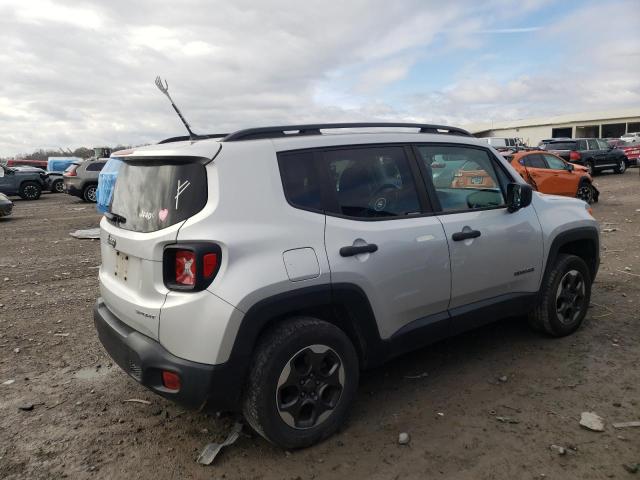 ZACCJBAB7HPG26446 - 2017 JEEP RENEGADE S SILVER photo 3