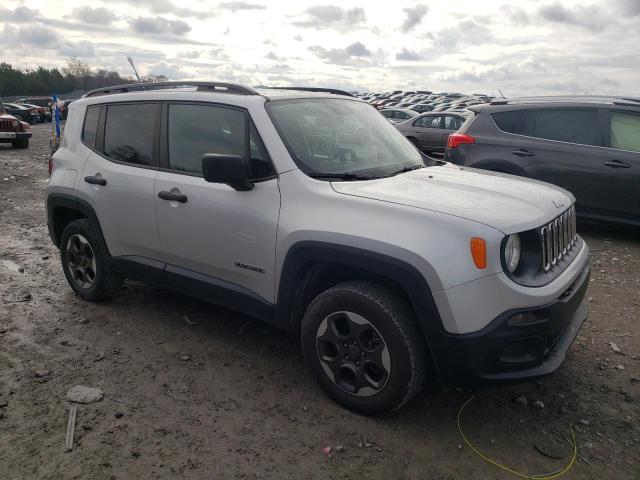 ZACCJBAB7HPG26446 - 2017 JEEP RENEGADE S SILVER photo 4