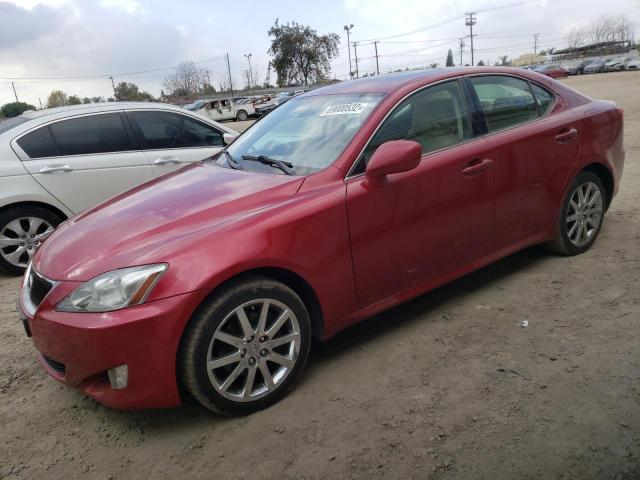 JTHCK262275010634 - 2007 LEXUS IS 250 RED photo 1