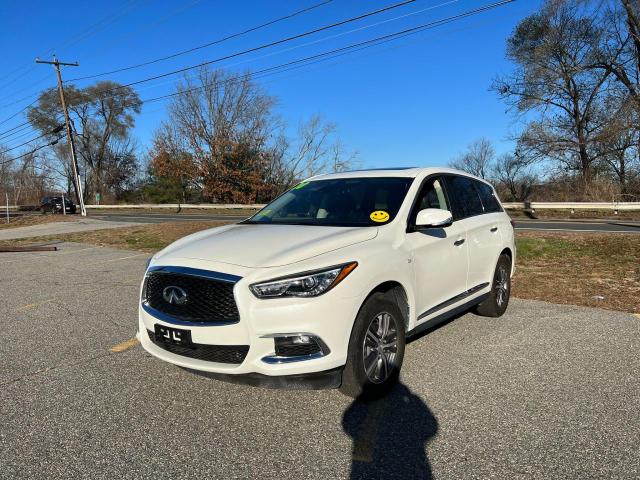 5N1DL0MM8LC520466 - 2020 INFINITI QX60 LUXE WHITE photo 2