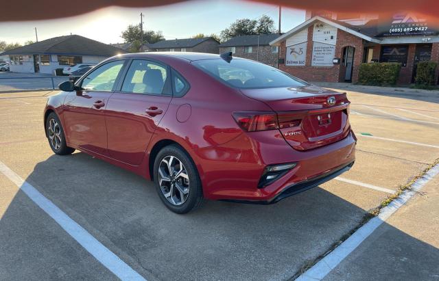 3KPF24AD8KE120961 - 2019 KIA FORTE FE RED photo 3