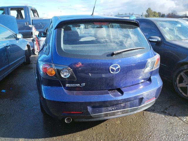 JM1BK343751257487 - 2005 MAZDA 3 HATCHBAC BLUE photo 6