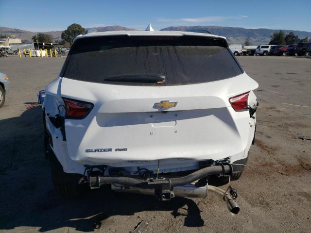 3GNKBJRS0NS148394 - 2022 CHEVROLET BLAZER 3LT WHITE photo 6