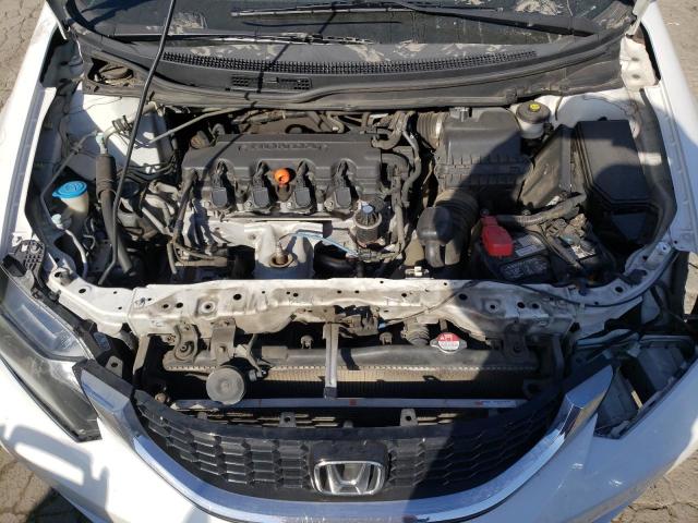 19XFB2F93DE260136 - 2013 HONDA CIVIC EXL Biały zdjęcie 11