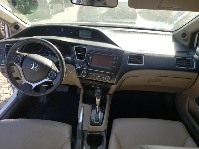 19XFB2F93DE260136 - 2013 HONDA CIVIC EXL Biały zdjęcie 8