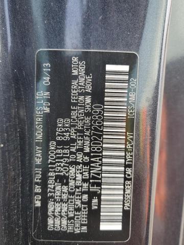 JF1ZNAA18D2726890 - 2013 TOYOTA SCION FR-S GRAY photo 12