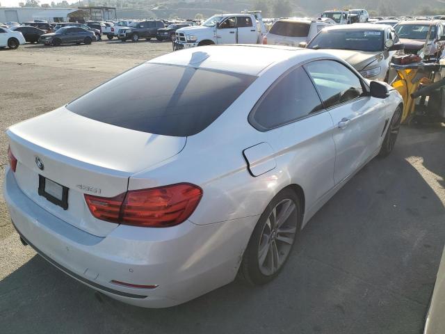 WBA3R1C56FK194169 - 2015 BMW 435 I WHITE photo 3