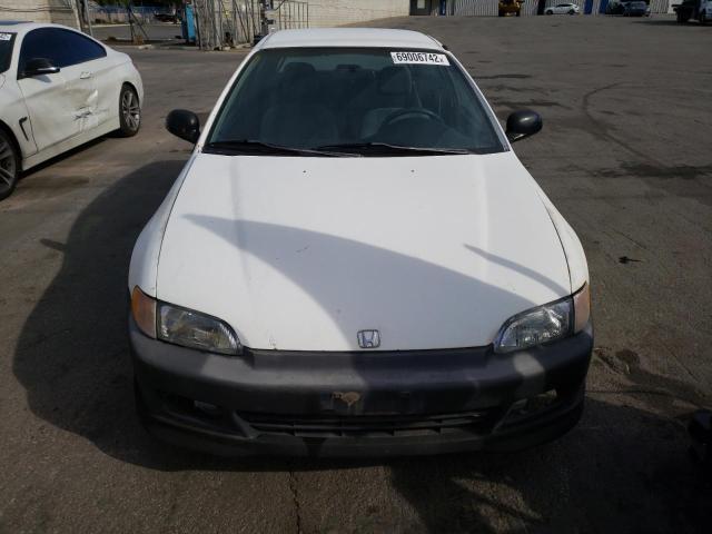 2HGEH2345PH015223 - 1993 HONDA CIVIC CX WHITE photo 5