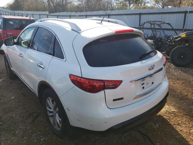 JN8AS1MW0CM150615 - 2012 INFINITI FX35 WHITE photo 2