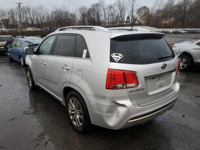 5XYKWDA23CG262916 - 2012 KIA SORENTO SX SILVER photo 2