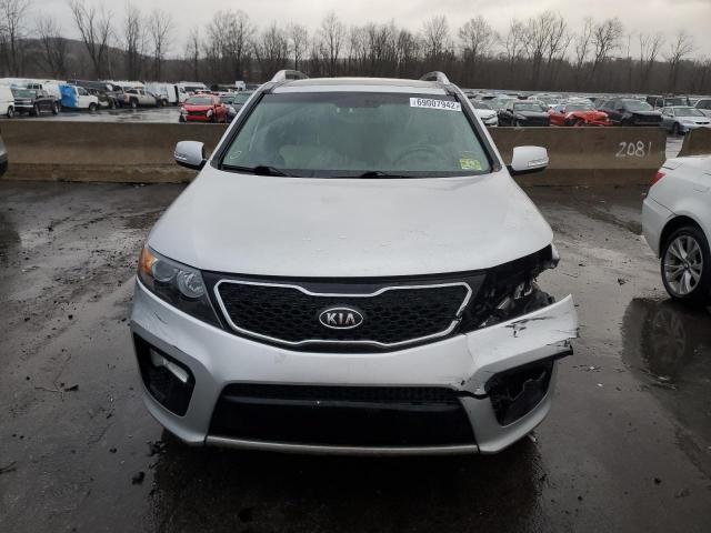 5XYKWDA23CG262916 - 2012 KIA SORENTO SX SILVER photo 5