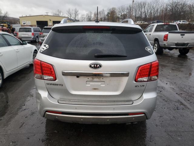 5XYKWDA23CG262916 - 2012 KIA SORENTO SX SILVER photo 6