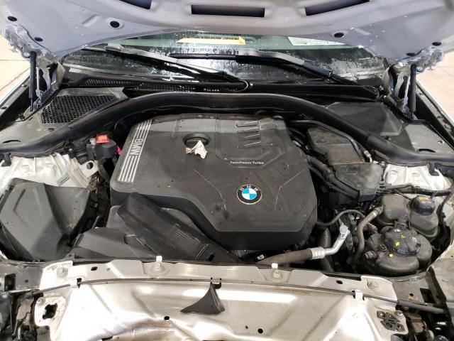 WBA5R7C56KAJ84821 - 2019 BMW 330XI WHITE photo 11