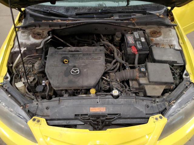 1YVHP84CX65M63450 - 2006 MAZDA 6 I YELLOW photo 11