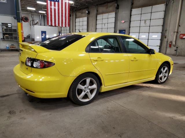 1YVHP84CX65M63450 - 2006 MAZDA 6 I YELLOW photo 3