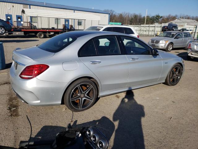 55SWF6EB6GU140697 - 2016 MERCEDES-BENZ C 450 4MAT SILVER photo 3