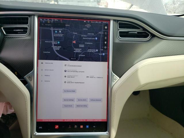 5YJSA1E28HF228993 - 2017 TESLA MODEL S Գրաֆիտ լուսանկար 9