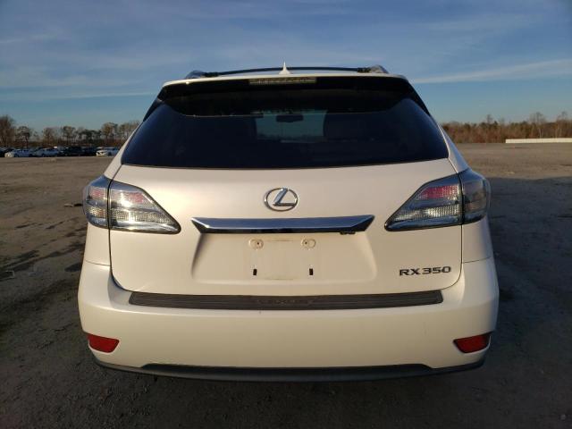 2T2BK1BA3BC103903 - 2011 LEXUS RX350 WHITE photo 6